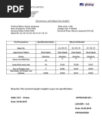 DM Water Quality Specifications | PDF