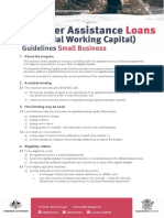 Guideline Essential Working Capital Loan Small Business