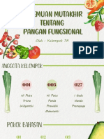 KLP 7A - Penemuan Mutakhir Tentang Pangan Fungsional - D4 SMT 3A