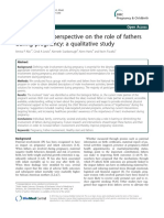 A community perspective on the role of fathers during pregnancy. a qualitative