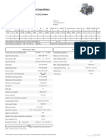 Three-phase Squirrel-Cage-Motor data sheet