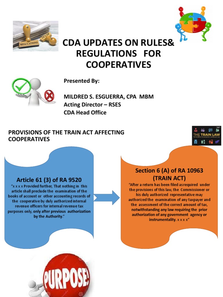 Cda updates on rules regulations pdf taxes value added tax