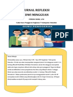 Jurnal Refleksi Dwi Mingguan PDF