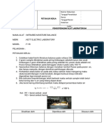 Petunjuk Kerja Pemakaian Moisture Balance