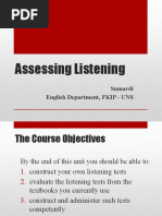 Assessing Listening