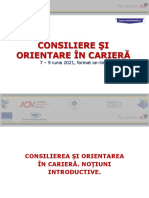 Curs Consiliere Si Orientare in Cariera