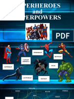 Superheroes and Superpowers - 84726