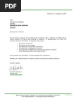 Carta modelo de solicitud de información