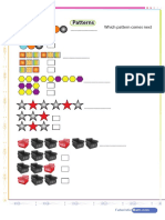 Patterns Completion Worksheet PDF
