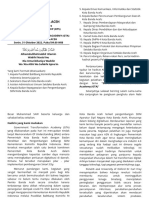 Pidato PJ Walikota Banda Aceh Pembukaan GTA BNA 2022