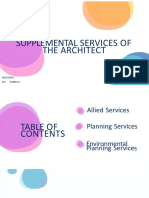 Allied Services of the Architect