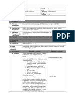 Lesson Plan Mathematics 4