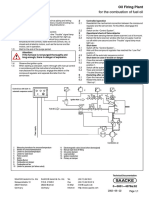 Oil Firing Plant For The Combustion of Fuel Oil: Operating Instructions