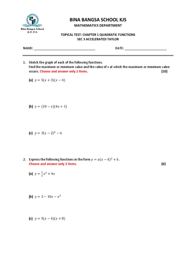 tt-c1-quadratic-functions-pdf-function-mathematics-maxima-and