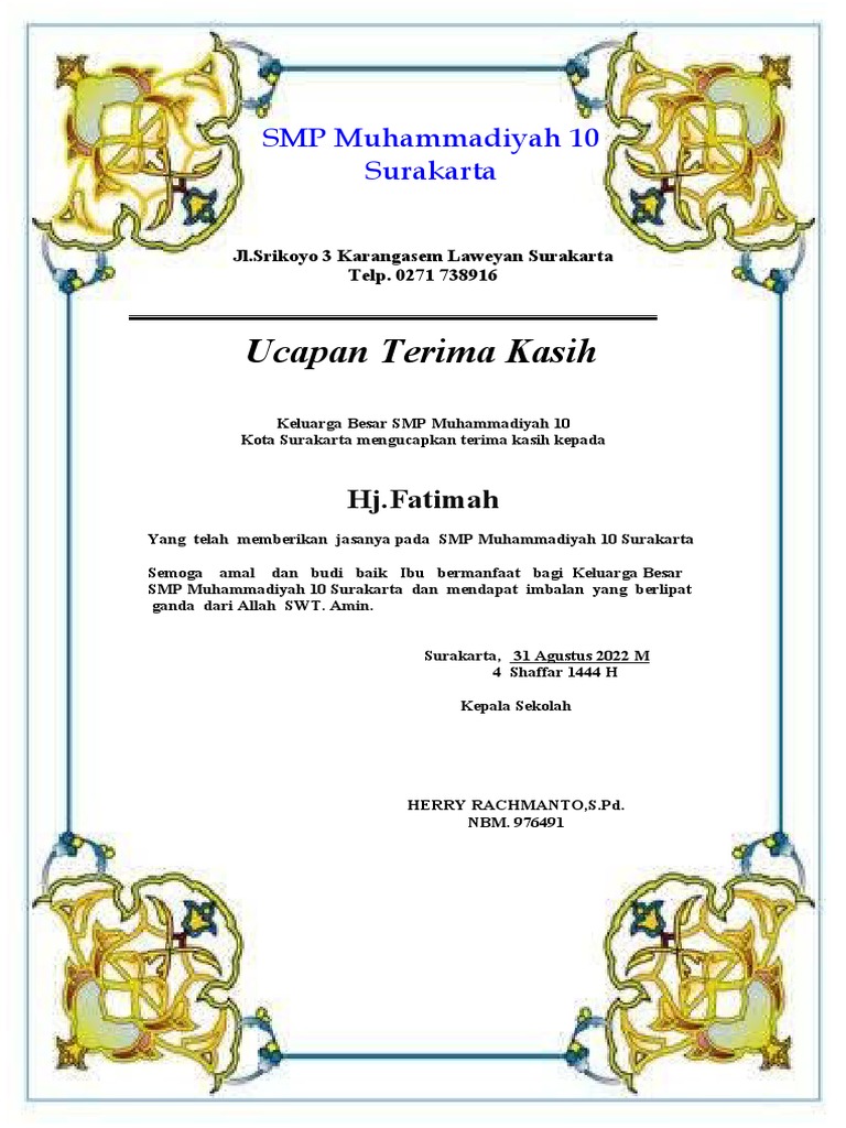 Ucapan Terimakasih 2 Pdf