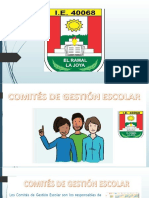 Comites de Gestión Escolar