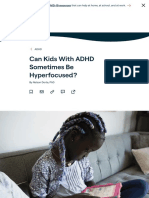 ADHD and Hyperfocus