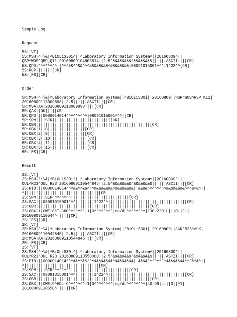 Sample Log Barcode | PDF