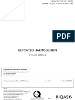 Glycated Haemoglobin: Cycle 17 Sample 3