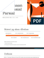 Persamaan Diferensial Parsial