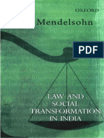 Law and Social Transformation in India (Oliver Mendelsohn)