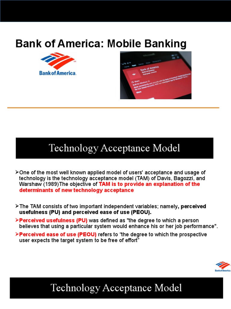 Bank of America On Mobile Banking PDF Banks Bank Of America