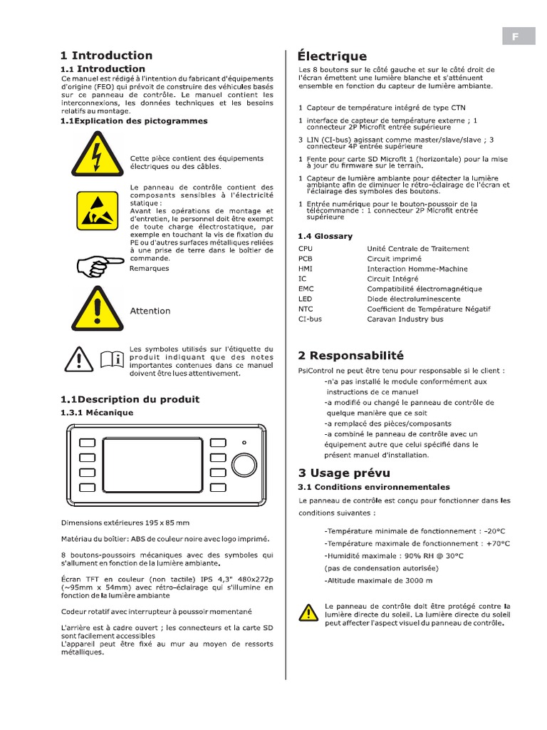 Nouveau Adria Panel PAGE FR PDF | PDF
