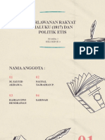 Perlawanan Rakyat Maluku Dan Politik Etnis