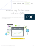 What Is A Key Performance Indicator (KPI) - Explanation and Examples PDF
