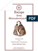 Escape From Misunderstanding (Ebook)