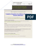 Software Test Report Template 2013