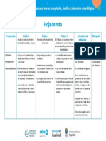 Proyectos Interdisciplinarios - Hoja de Ruta