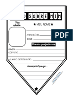Bandeirinha Tudo Sobre Mim Pentagonal PDF