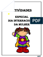 Atividades Especial Dia Intrnacional Da Mulher 2