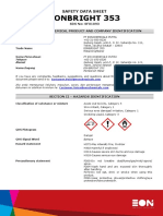 Safety Data Sheet Chemical EONBRIGHT353M201