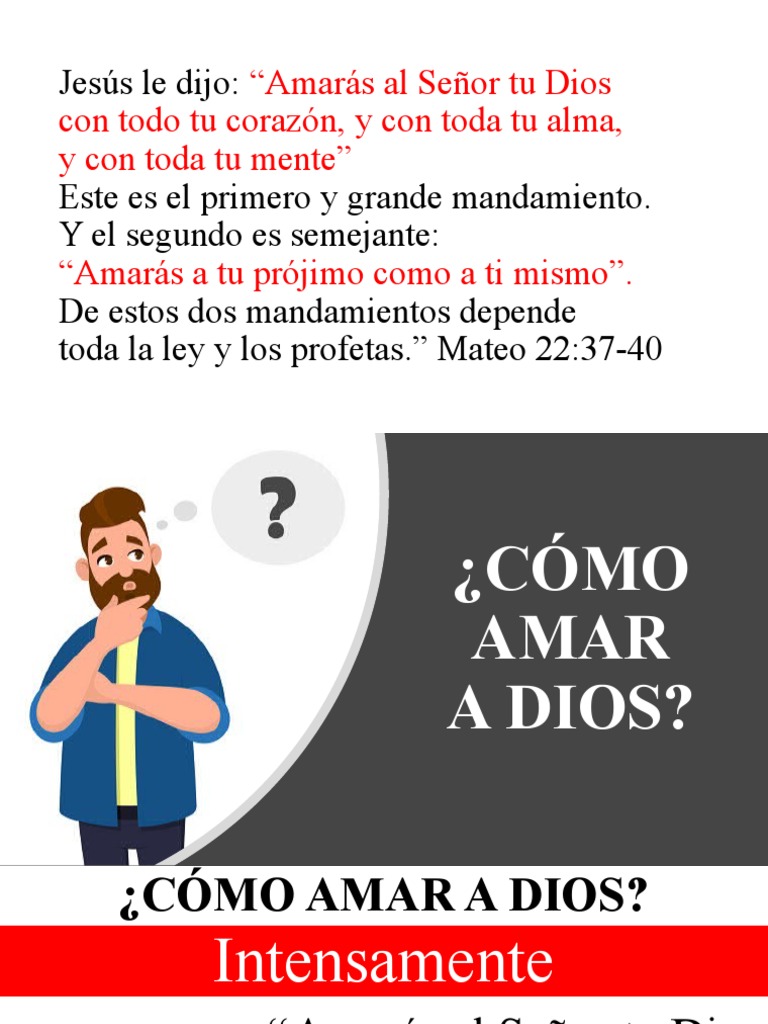 Cómo amar a Dios según la Biblia | PDF | Religión y espiritualidad