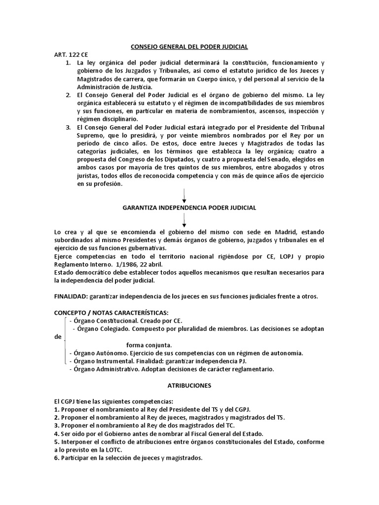 Consejo General Del Poder Judicial | PDF | Judicaturas | Comisión Europea