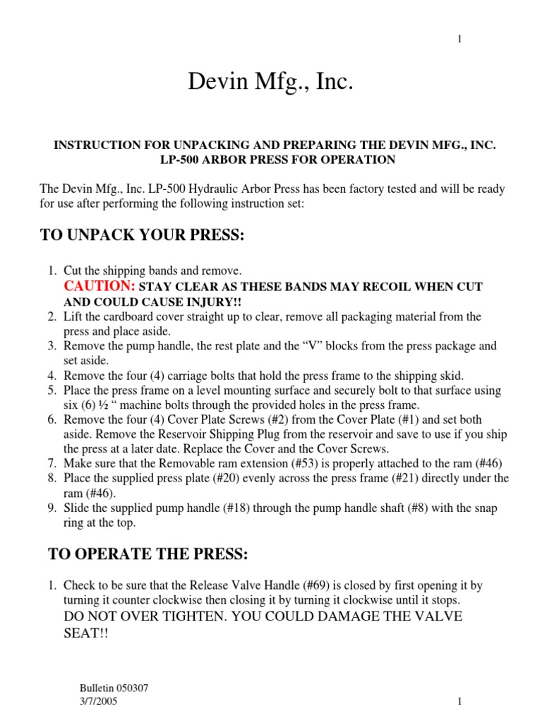 LP500 Manual PDF Download Free PDF Pump Piston