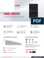 High Efficiency Half-Cell Mono PERC Module: Linear Performance Warranty