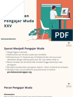 Panduan Pendaftaran Pengajar Muda XXV