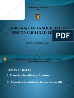 Arbitraje en disputas SRL