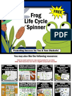 Frog Life Cycle Spinner: Promoting Success For You & Your Students!