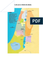 5 Mapa de Las 12 Tribus de Israel