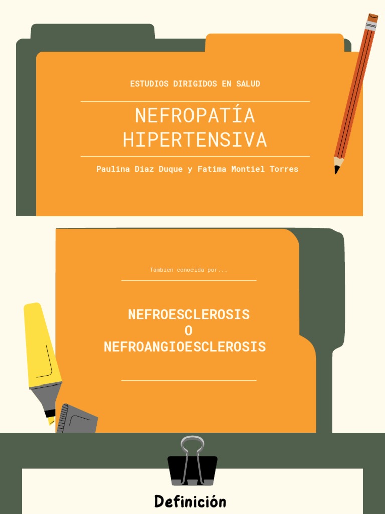 Nefropatía Hipertensiva PDF Hipertensión Riñón