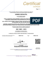 Certificat ISO 14001 USINES DESAUTEL-1