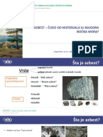 Azbest - Čudo Od Materijala Ili Najgora Noćna Mora PDF