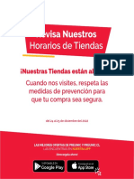 Revisa Nuestros Horarios de Tiendas