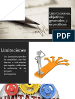 Limitaciones, Objetivos Generales y Específicos