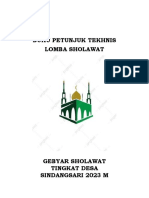 Juknis Lomba Sholawat Desa Sindangsari