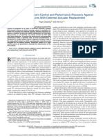 Adaptive Fault-Tolerant Control and Performance Recovery Against Actuator Failures With Deferred Actuator Replacement PDF